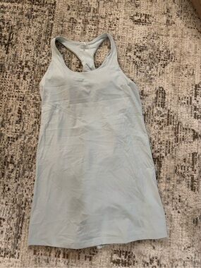 CALIA by Carrie Underwood Light Blue Athletic Racerback Romper